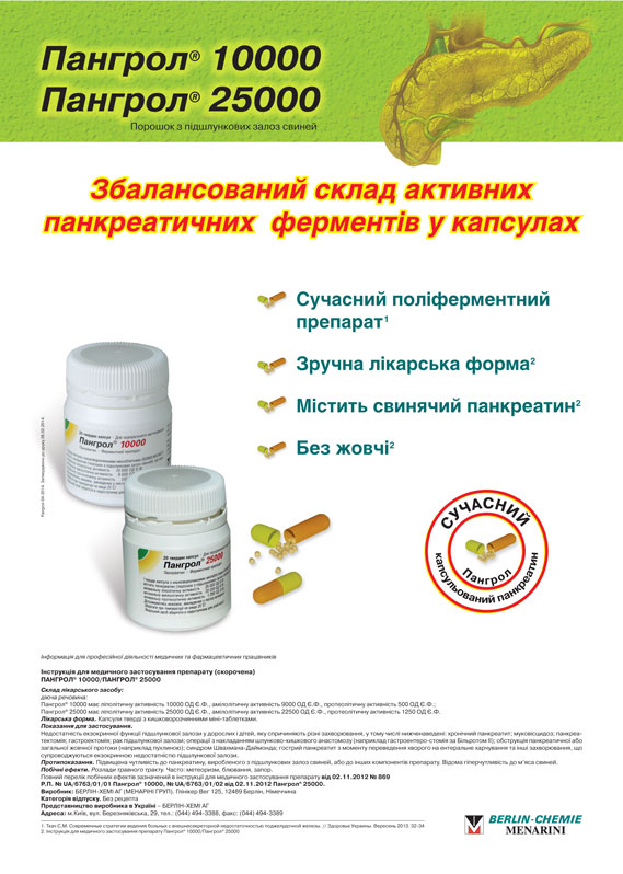 Ферментная недостаточность. Пути коррекции