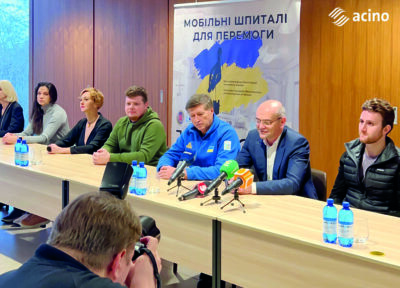 Acino виступила партнером проєкту «Мобільні госпіталі для перемоги»