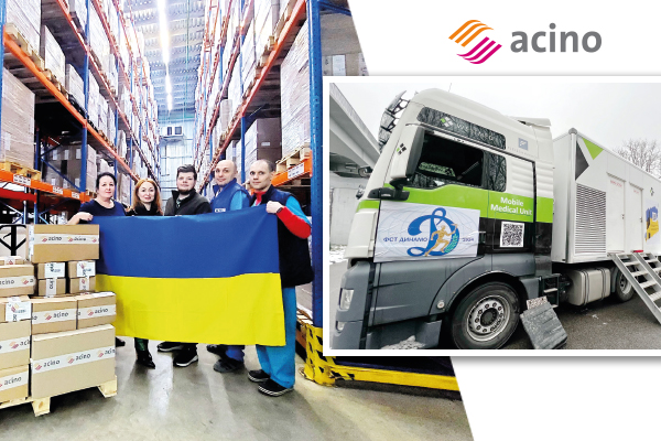Acino виступила партнером проєкту «Мобільні госпіталі для перемоги»