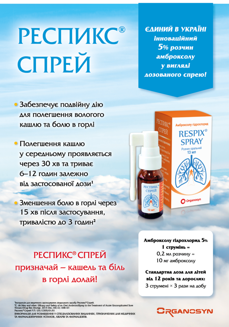 Кашель та біль у горлі при ГРВІ: дві проблеми — одне рішення