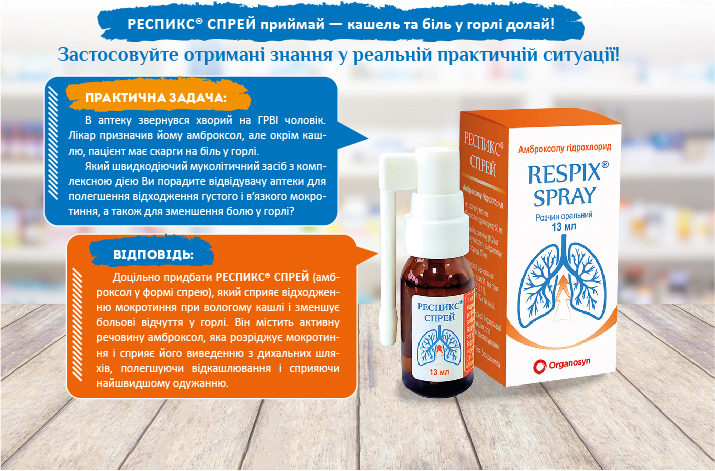 Кашель та біль у горлі при ГРВІ: дві проблеми — одне рішення