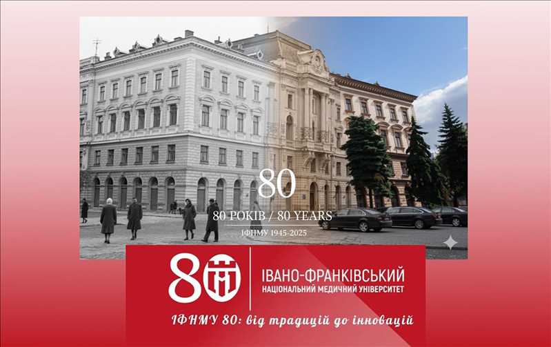 ІВАНО-ФРАНКІВСЬКИЙ НАЦІОНАЛЬНИЙ МЕДИЧНИЙ УНІВЕРСИТЕТ: 80 років служіння медицині та фармації
