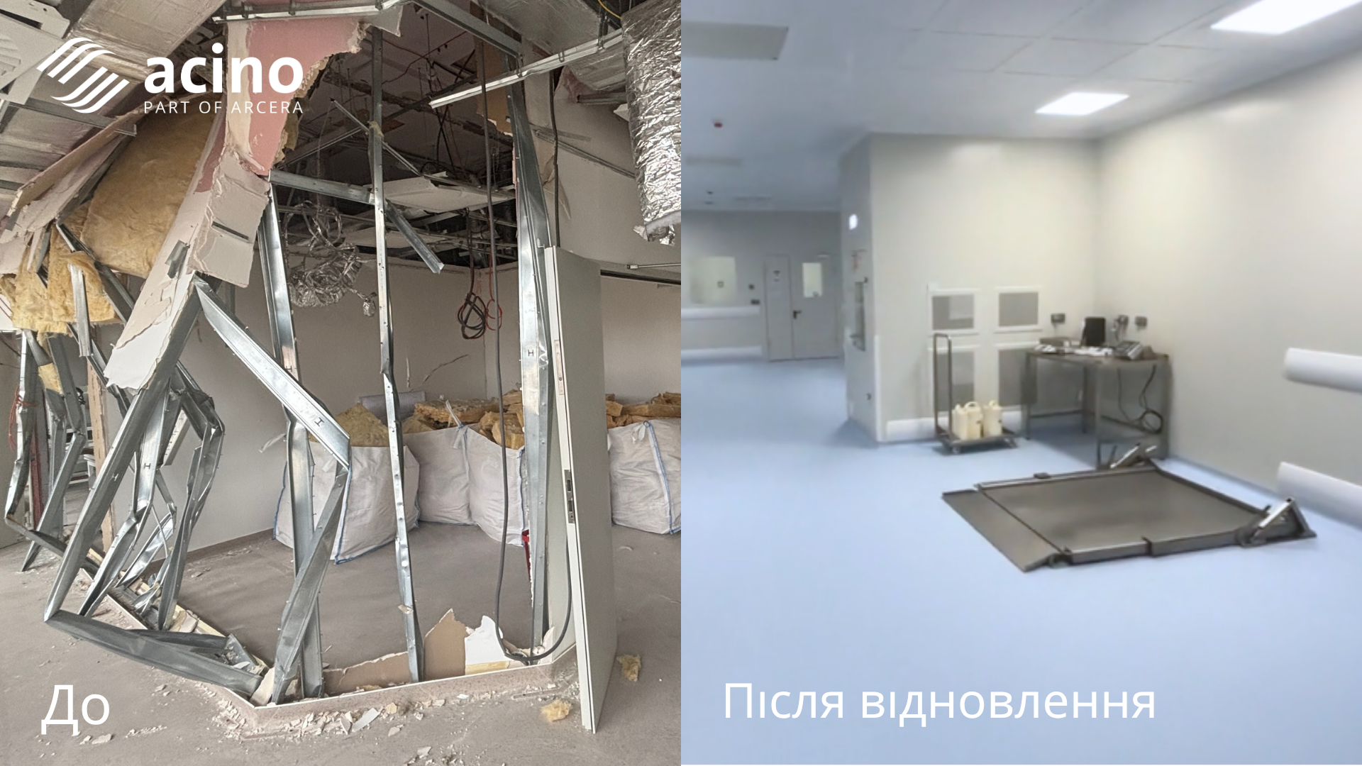 Acino, part of Arcera відновила виробництво на заводі «Фарма Старт» та повертає стабільні поставки лікарських засобів