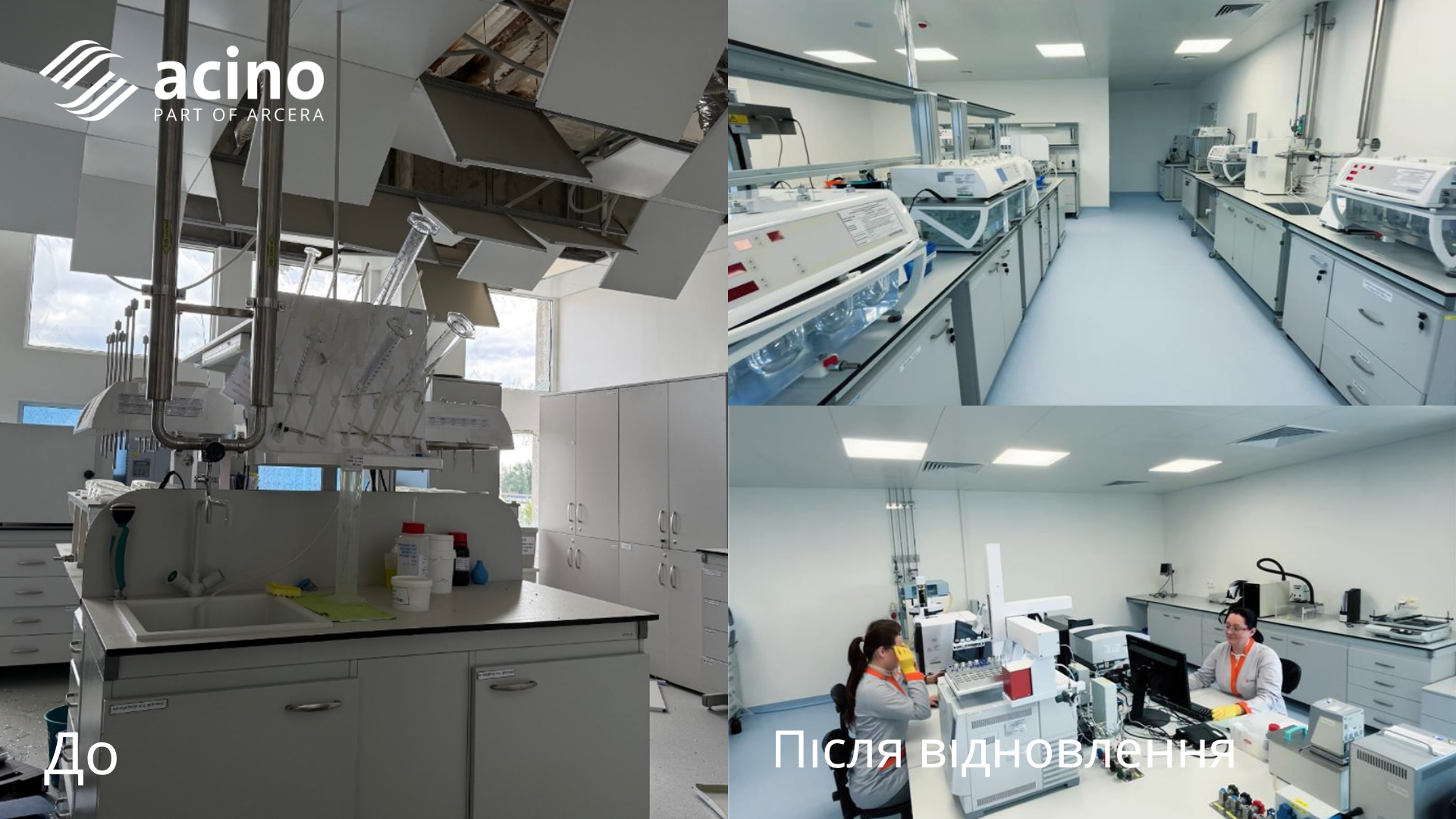 Acino, part of Arcera відновила виробництво на заводі «Фарма Старт» та повертає стабільні поставки лікарських засобів