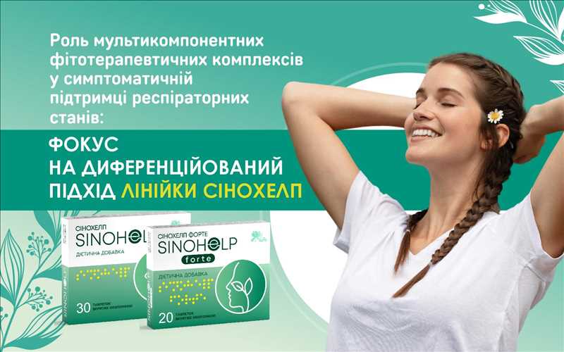 Роль мультикомпонентних фітотерапевтичних комплексів у симптоматичній підтримці респіраторних станів: фокус на диференційований підхід лінійки Сінохелп