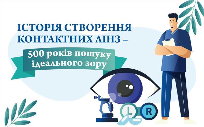 Історія створення контактних лінз – 500 років пошуку ідеального зору