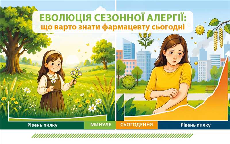 Еволюція сезонної алергії: що варто знати фармацевту сьогодні