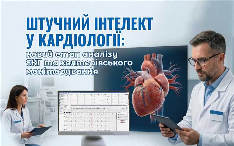 Штучний інтелект у кардіології: новий етап аналізу ЕКГ та холтерівського моніторування