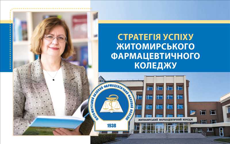 Стратегія успіху Житомирського фармацевтичного коледжу