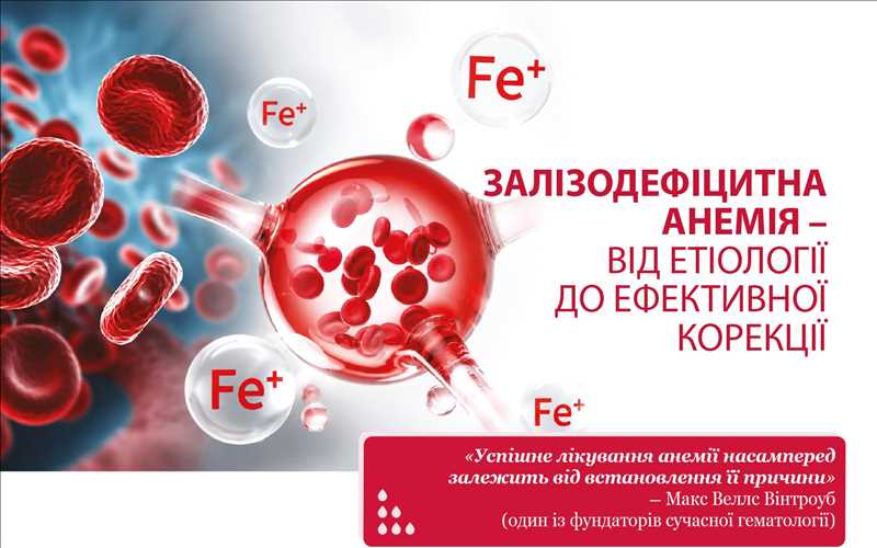 Залізодефіцитна анемія – від етіології до ефективної корекції
