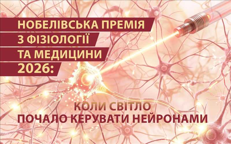 Нобелівська премія з фізіології та медицини 2026: коли світло почало керувати нейронами