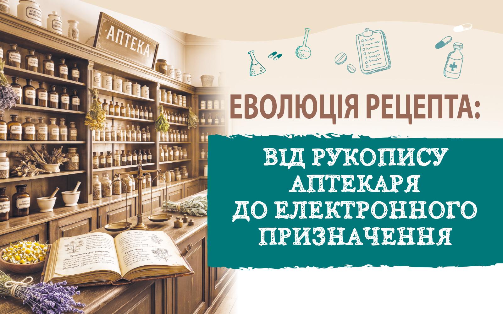 Еволюція рецепта: від рукопису аптекаря до електронного призначення
